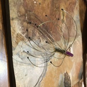 Wired Purple Head Massager